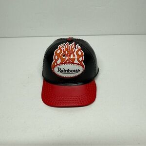 Rainbow High Doll Ruby Anderson Black Red Baseball Cap Flames Hat Accessory Toy